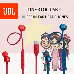 Tai nghe JBL TUNE 310C loại cáp Type-C, có mic và điều khiển dây, chất lượng cao