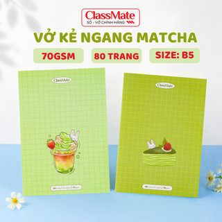 Vở Kẻ Ngang B5 80 Trang Classmate 70GSM Chống Thấm, Tập Học Sinh Kẻ Ngang Ghi Chép, Viết Bài