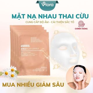(Hộp 50 Miếng) Chăm Sóc Da Mặt Nạ Nhau Thai Cừu Rwine Beauty Cấp Ẩm Da Sáng Mịn, Căng Bóng - VIORA