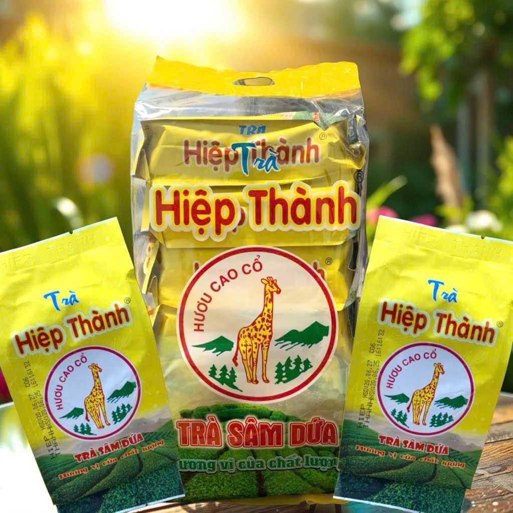 Trà Sâm Dứa Vàng Hiệp Thành - Lốc 6 Gói × 70gram