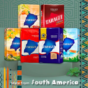 🧉Full 6 vị Trà Yerba Mate Taragui 500gr - Energia - Sin Palo - Truyền Thống - Chanh Leo - Trái Cây Nhiệt Đới - Cam
