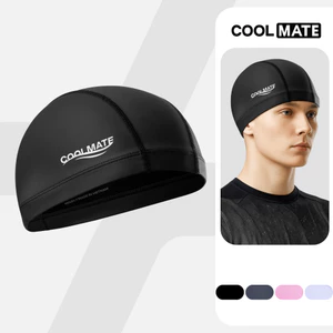 Mũ bơi thể thao nam nữ co giãn, bền bỉ, thoáng mát, kháng Clo, chống tia UV Coolmate