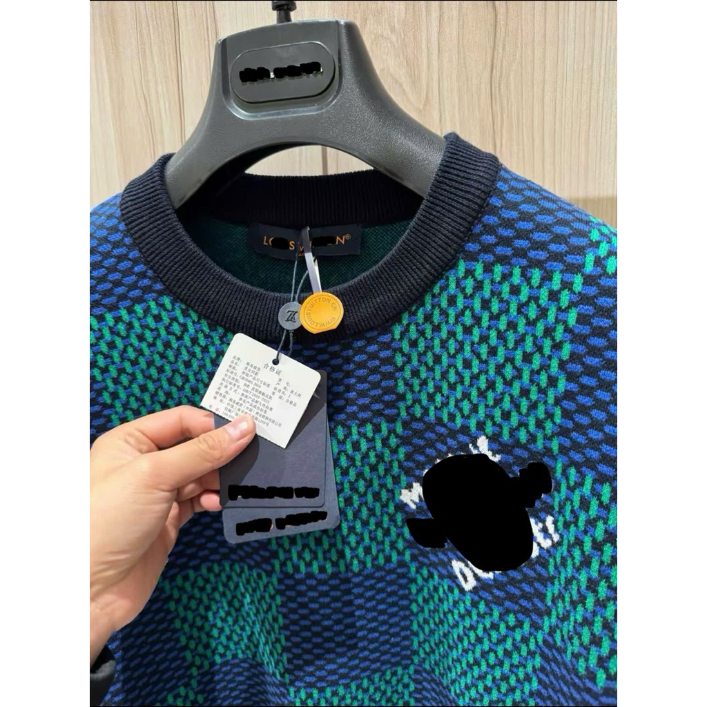 ⚡️[Hight Quality] Áo Phông Len \/ Nam Nữ Cộc Tay Cổ Tròn - Điểm Nhấn Kẻ Caro Xanh Cao Cấp Loại Q