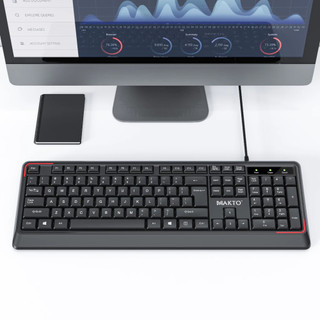 Combo Bàn Phím MAKTO AK-320 Và Chuột MAKTO M1, Bộ Sản Phẩm Chơi Game, Văn Phòng, Độ Nhạy Cao
