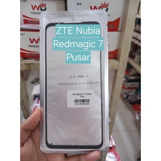 Kính ép ZTE Nubia Redmagic 7 pusar có keo, kính oca zte nubia redmagic 7 pusar, kính oca liền keo NX679J