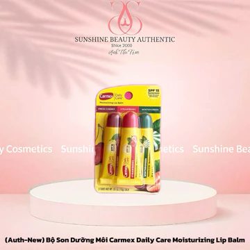 (Auth-New) Bộ Son Dưỡng Môi Carmex Daily Care Moisturizing Lip Balm