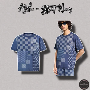 ⚡️[Hight Quality] Áo Phông Len \/ Nam Nữ Ready To F26 - Điểm Nhấn Kẻ Caro Nhỏ Phối Tag Cao Cấp Loại 1