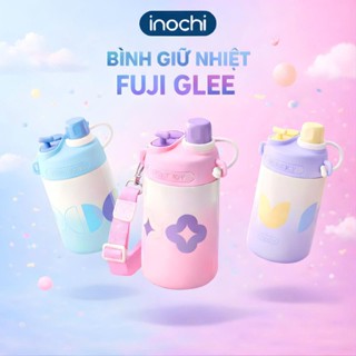 Bình Giữ Nhiệt Fuji Glee Inochi 580ml - Inox 316 Có Ống Hút Giữ Nóng Lạnh 6H+ Dây Đeo Tiện Lợi