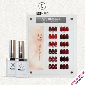 Set sơn gel 12 màu đỏ TG tôn da