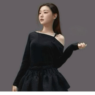 [HOẢ TỐC] Thun Lệch Vai Tay Dài Buộc Nơ | Ballet Core T-shirt