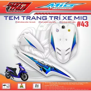 TEM XE MIO SPORT #43 (TEM IN 3 LỚP - SIÊU NÉT - SIÊU ĐẸP - SIÊU CUTE)