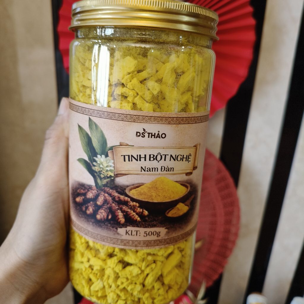 1kg Tinh bột nghệ Nam Đàn (NGHỆ ĐỎ) giàu curcumin DS THẢO