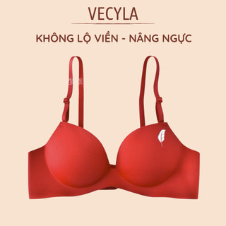 Áo ngực nữ rẻ đẹp , Áo lót đúc su không gọng viền sóng FOYCOY quả chéo lá liễu đệm dày ôm ngực BC_CHIC LINGERIE