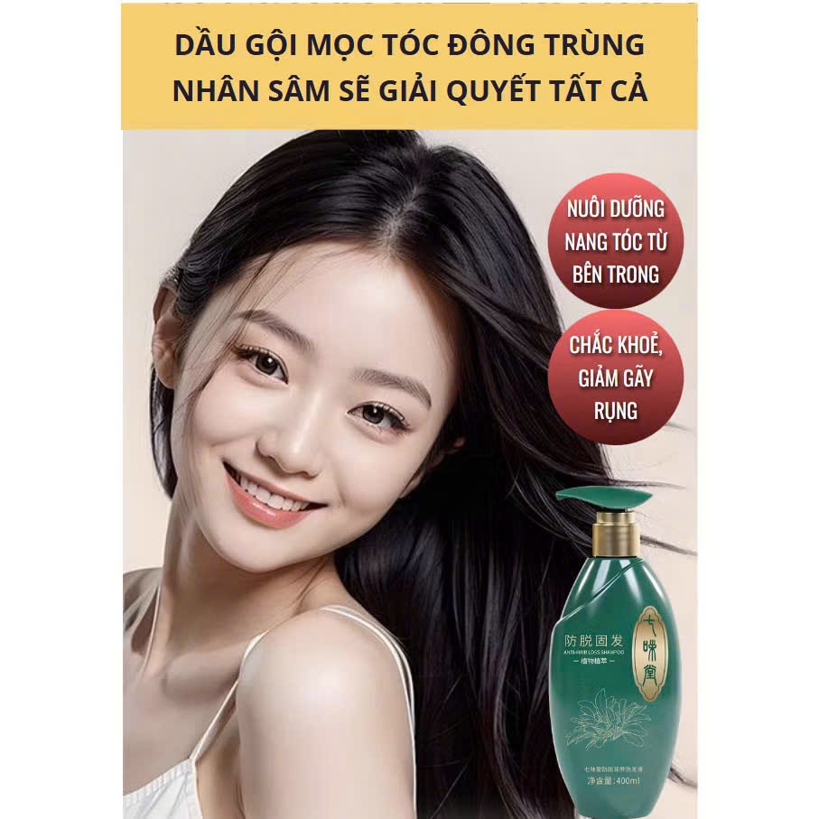 Dầu Gội Chiết Xuất Gừng Cao Cấp Kích Thích Mọc Tóc Ngăn Ngừa Tóc Gãy Rụng Giúp Mái Tóc Của Bạn Bồng Bềnh Mềm Mại