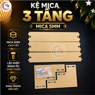 [Mica 5mm] Kệ Mica Bậc Thang Trưng Bày Mô Hình 2 3 5 Tầng – Khay Hộp Trưng Bày Mỹ Phẩm Mica Dày Trong Suốt Cao Cấp Dày
