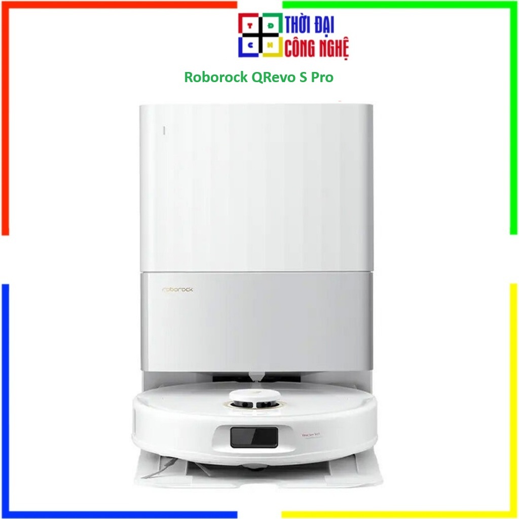 Robot Hút Bụi Lau Nhà Roborock QRevo S Pro - Lực Hút 18.500Pa, Lau Xòe Cạnh  - Bảo Hành 24Th