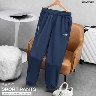 Quần Jogger Nam MENTORIS Vải Gió Premium, Form Thể Thao, Co Giãn Linh Hoạt, Vận Động Thoải Mái MDC02