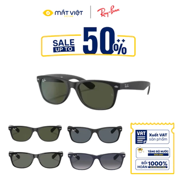 KÍNH MÁT UNISEX RAYBAN 0RB2132F , Kính Mát Nhựa, Kính Mát Vuông , Kính Mát Thời Trang, Mắt Kính Chính Hãng Mắt Việt