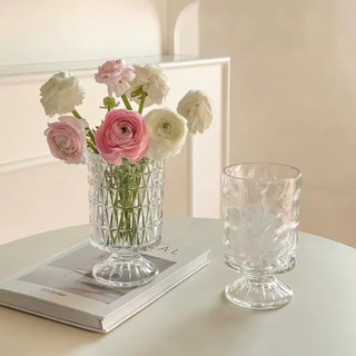 Lọ hoa thủy tinh Decor cao cấp, bình hoa thủy tinh trang trí phòng ngủ, decor phòng khách