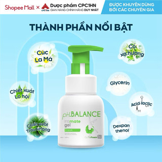 Bọt Vệ Sinh Nữ pH.BALANCE Bio Intimate Gel Giảm Ngứa, Khử Mùi, Làm Dịu Kích Ứng Bảo Vệ Da Chai 200ml