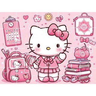 COMBO SỈ tranh ghép A5 Chủ đề Hello Kitty TooYoo TG0093