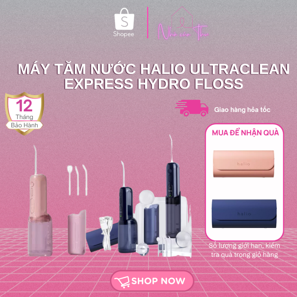 Máy Tăm Nước 2 Bình Thay Thế Halio UltraClean Express Hydro Floss Phiên ...