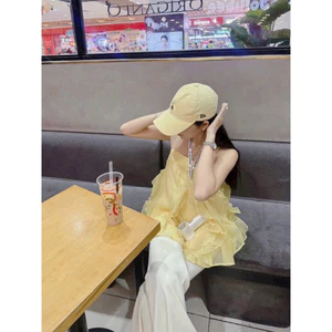 Set Thời Trang Nữ 2 Dây Dáng Babydoll Đi Biển Nhẹ Nhàng Tiểu Thư, Chất Tơ HAI LỚP