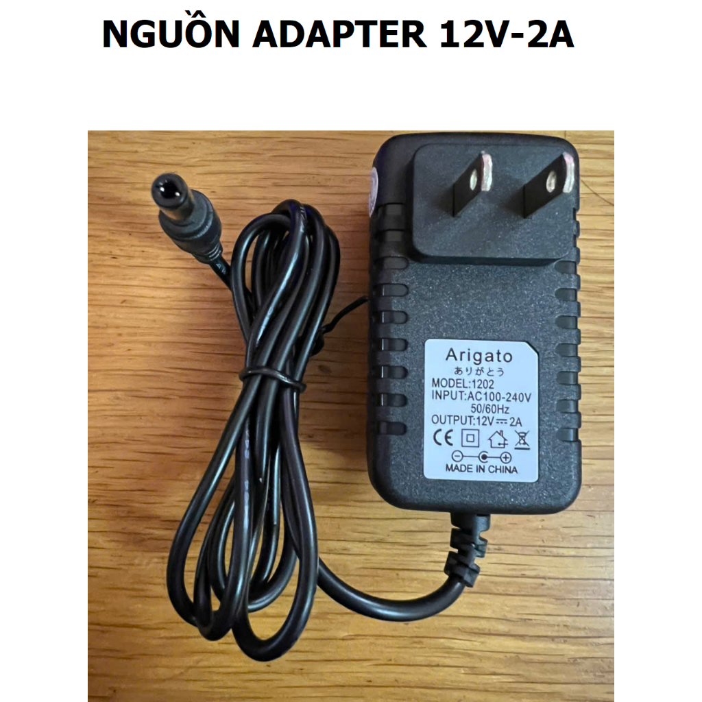 Nguồn sạc 12V-2A, 21V-2A đầu cắm DC 5.5*2.5 dùng cho nguồn camera, sạc loa thông dụng