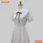 Đầm thiết kế BEMINE cổ sen tay phồng họa tiết chấm bi dáng chữ A phù hợp đi chơi-MT11197