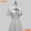 Đầm thiết kế BEMINE cổ sen tay phồng họa tiết chấm bi dáng chữ A phù hợp đi chơi-MT11197