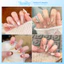 Nailbox 30 Móng Tay Giả Đủ Size | Móng Úp Gắn Charm Đá Hàn Quốc | Form Dài Ngắn | Tặng Keo Dán