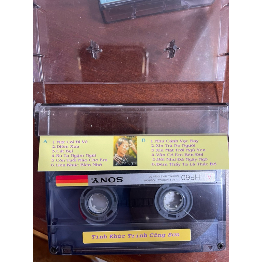 Băng Cassette Tình Khúc Trịnh Công Sơn