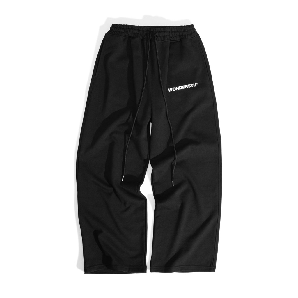 (CÓ CẢ SET) QUẦN DÀI NỈ CUA 400GSM "WONDERSTU LOGO" - UNISEX