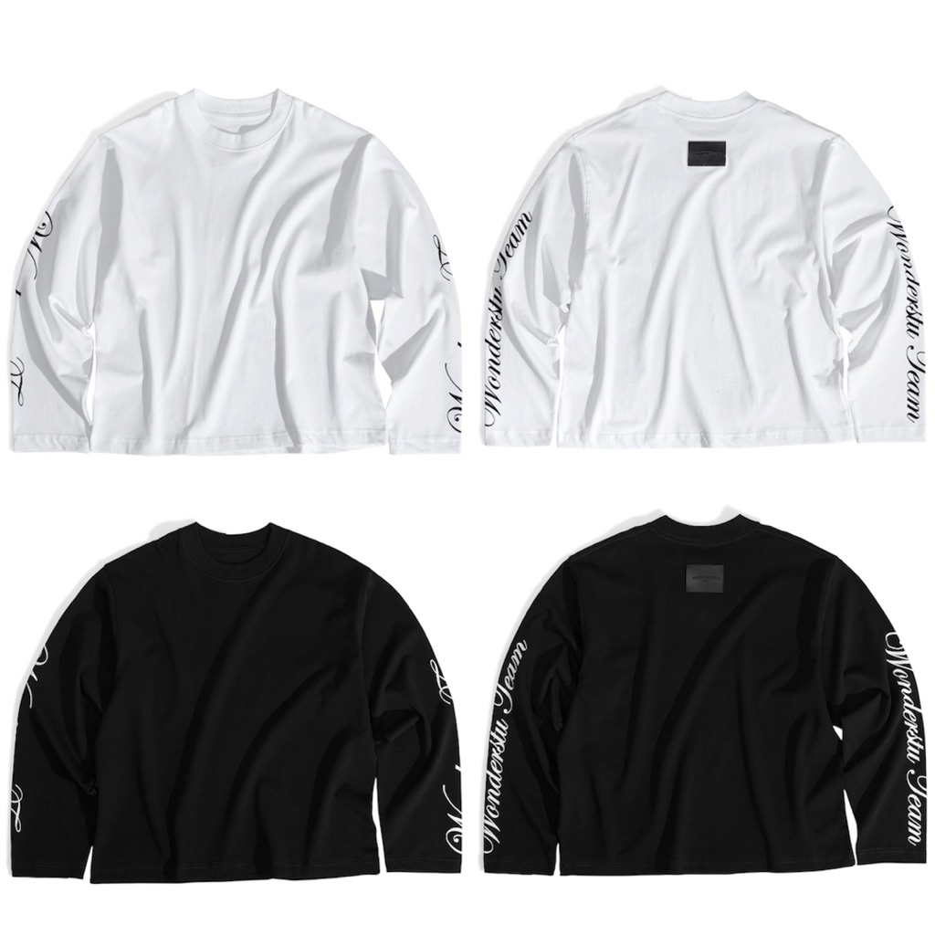 ÁO TAY DÀI LONG SLEEVE "IN CHỮ BÊN TAY" WONDERSTU - UNISEX