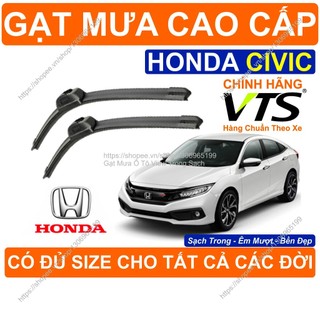 Gạt Mưa Kính Lái Honda Civic, Cặp Gạt Mưa Kính Lái Cho Các Dòng Xe Honda Civic, Có Đủ Size Cho Các Đời Xe Honda Civic