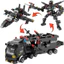 Đồ Chơi Xếp Hình SWAT Cho Bé, Bộ Lắp Ráp Xe Cảnh Sát Robot Mecha Máy Bay 3in1, Quà Tặng Cho Bé
