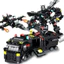 Đồ Chơi Xếp Hình SWAT Cho Bé, Bộ Lắp Ráp Xe Cảnh Sát Robot Mecha Máy Bay 3in1, Quà Tặng Cho Bé