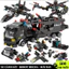Đồ Chơi Xếp Hình SWAT Cho Bé, Bộ Lắp Ráp Xe Cảnh Sát Robot Mecha Máy Bay 3in1, Quà Tặng Cho Bé