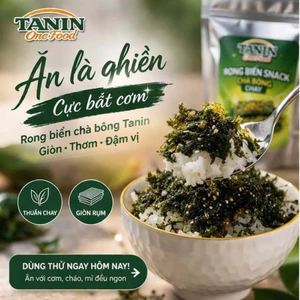 Snack Rong Biển Chà Bông (Chay) - Thực Phẩm Healthy, Ăn Vặt Giàu Dinh Dưỡng - KLT 55G