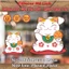 Decal MÈO THẦN TÀI, VẪY GỌI TÀI LỘC, MAY MẮN, Dán Kính, Bề Mặt Phẳng 🌈 Freeship - Chống Nước - Bóc Ra Dán Liền !!!