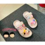 Sandal, dép quai hậu quai ngang chất eva êm nhẹ, êm chân cho bé gái, dép đi mưa sticker babythree, capybara(DL2Q)