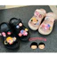 Sandal, dép quai hậu quai ngang chất eva êm nhẹ, êm chân cho bé gái, dép đi mưa sticker babythree, capybara(DL2Q)