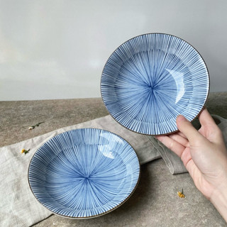 Dĩa Sâu Lòng Gốm Lam - Gốm Nhật 2hand