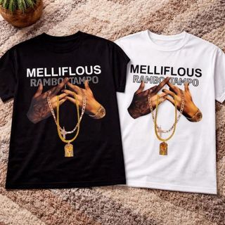 Áo Thun Nam Nữ Form Rộng In Hình Bàn Tay Đeo Dây Chuyền Streetwear Cá Tính Chất Cotton Mềm Mát