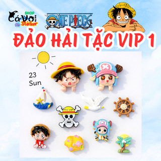[CHARM ĐỘC QUYỀN]- Set Charm One Piece Đảo Hải Tặc Gắn Dép Crocs – Luffy Chopper Biển Khơi Anime Kawaii Dễ Thương