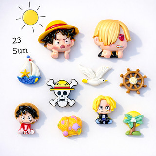 [CHARM ĐỘC QUYỀN]- Set Charm One Piece Đảo Hải Tặc Gắn Dép Crocs – Luffy Chopper Biển Khơi Anime Kawaii Dễ Thương