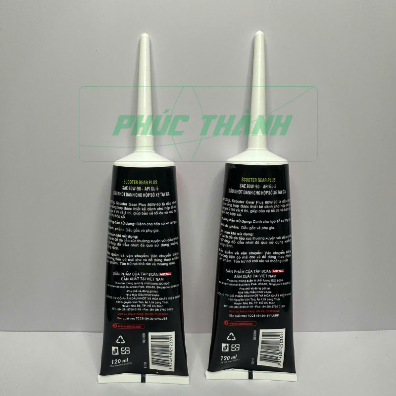 Nhớt Láp, Nhớt Hộp Số Xe Tay Ga MOTUL SCOOTER GEAR PLUS 80W90 120ml - Chính Hãng