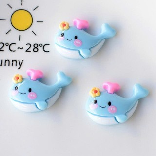 Set Charm Nàng Tiên Cá & Cá Voi Đại Dương Kawaii – Vỏ Sò Kem Xoắn Pastel Dễ Thương Phong Cách trang trí dép siêu cute