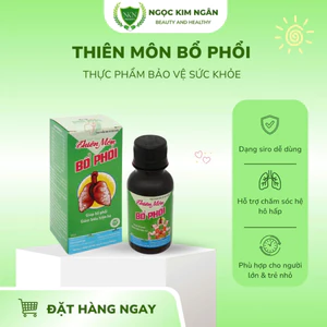 SIRO HO THIÊN MÔN BỔ PHỔI DƯỢC BÌNH ĐÔNG - GIÚP GIẢM HO, BỔ PHẾ, TIÊU ĐỜM