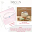 Lắc tay nữ hoa đá xanh phong thủy, Vòng tay nữ bạc S925 sang chảnh, quyến rũ IMOON062